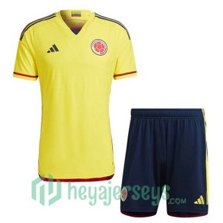 Colombia Kids Home Jersey Yellow 2023/2023