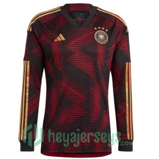 Germany Away Jersey Long Sleeve Black 2023/2023