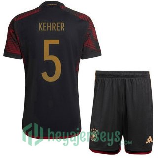 Germany (KEHRER 5) Kids Away Jersey Black 2023/2023