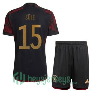 Germany (SULE 15) Kids Away Jersey Black 2023/2023