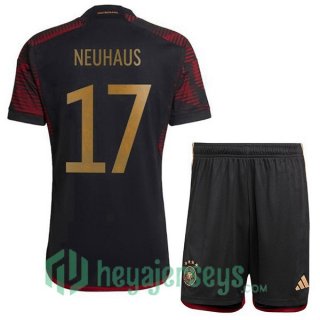 Germany (NEUHAUS 17) Kids Away Jersey Black 2023/2023