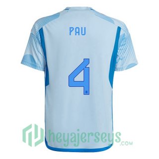 Spain (PAU 4) Away Jersey Blue White 2023/2023