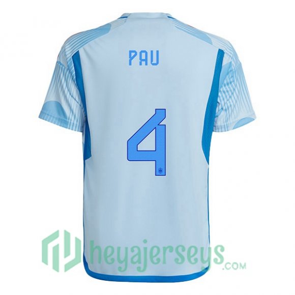 Spain (PAU 4) Away Jersey Blue White 2023/2023
