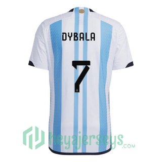 Argentina (DYBALA 7) Home Jersey Blue White 2023/2023