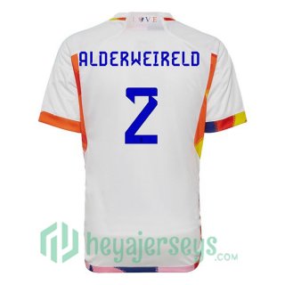 Belgium (ALDERWEIRELD 2) Away Jersey White 2023/2023