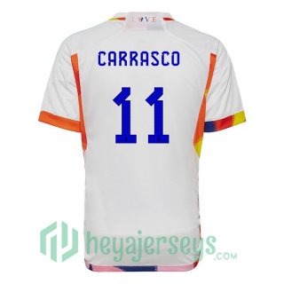 Belgium (CARRASCO 11) Away Jersey White 2023/2023