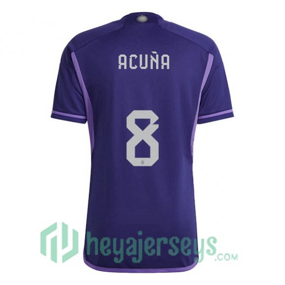 Argentina (ACUÑA 8) Away Jersey Purple 2023/2023