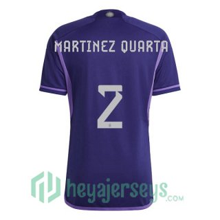 Argentina (MARTINEZ QUARTA 2) Away Jersey Purple 2023/2023