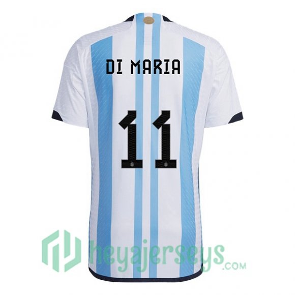 Argentina (DI MARIA 11) Home Jersey Blue White 2023/2023