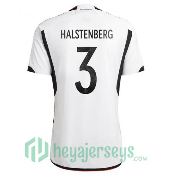 Germany (HALSTENBERG 3) Home Jersey Black White 2023/2023