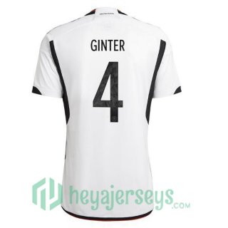 Germany (GINTER 4) Home Jersey Black White 2023/2023