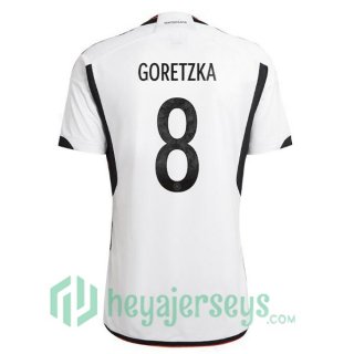 Germany (GORETZKA 8) Home Jersey Black White 2023/2023