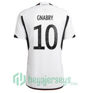 Germany (GNABRY 10) Home Jersey Black White 2023/2023