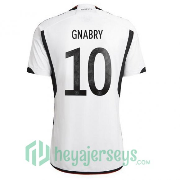 Germany (GNABRY 10) Home Jersey Black White 2023/2023