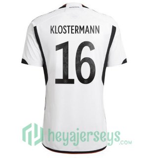 Germany (KLOSTERMANN 16) Home Jersey Black White 2023/2023