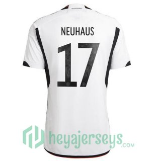 Germany (NEUHAUS 17) Home Jersey Black White 2023/2023
