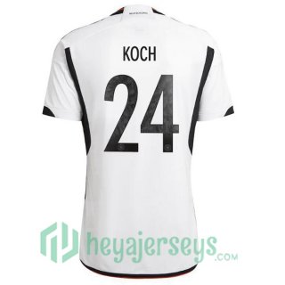 Germany (KOCH 24) Home Jersey Black White 2023/2023