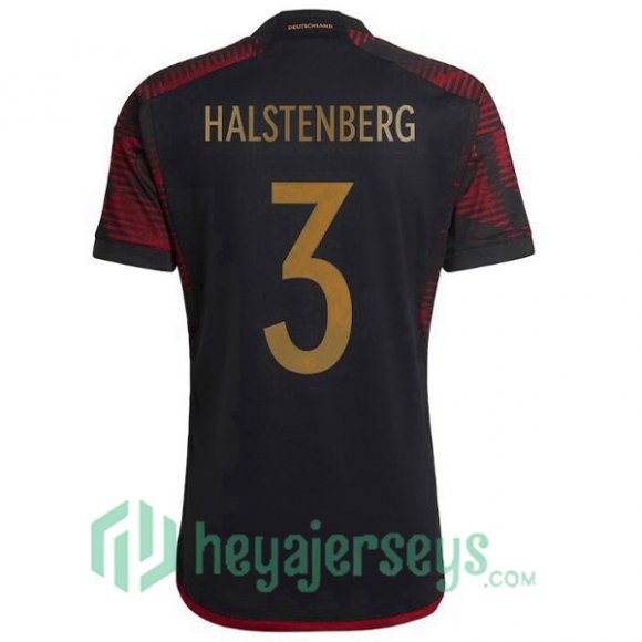 Germany (HALSTENBERG 3) Away Jersey Black 2023/2023