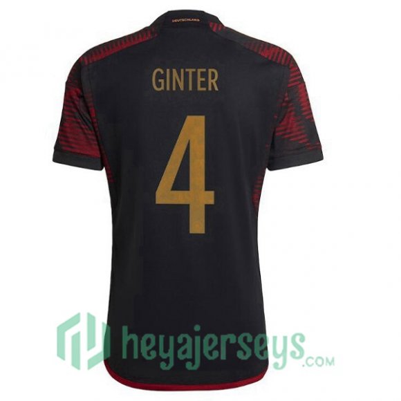 Germany (GINTER 4) Away Jersey Black 2023/2023