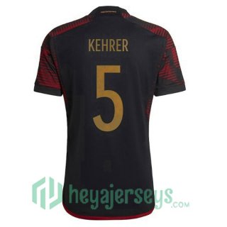 Germany (KEHRER 5) Away Jersey Black 2023/2023