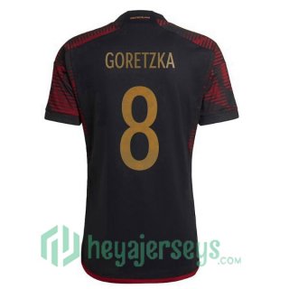 Germany (GORETZKA 8) Away Jersey Black 2023/2023