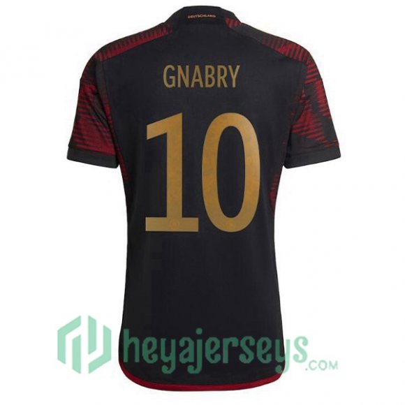 Germany (GNABRY 10) Away Jersey Black 2023/2023