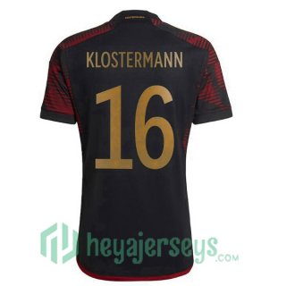 Germany (KLOSTERMANN 16) Away Jersey Black 2023/2023