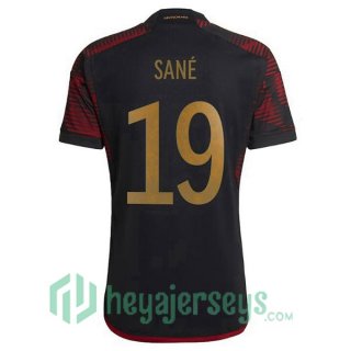 Germany (SANÉ 19) Away Jersey Black 2023/2023
