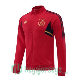 Afc Ajax Training Jacket Red 2022/2023