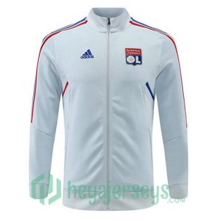 Olympique Lyon Training Jacket Blue Grey 2022/2023
