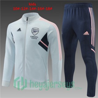 FC Arsenal Kids Training Jacket Suit Grey 2022/2023