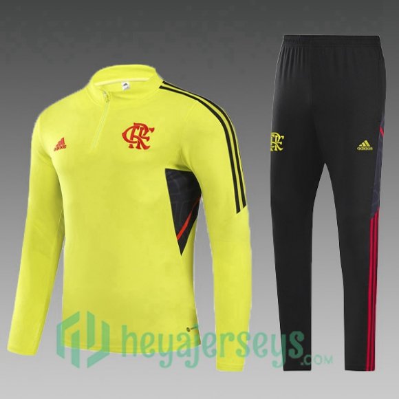 Flamengo Kids Training Tracksuit Yellow 2022/2023