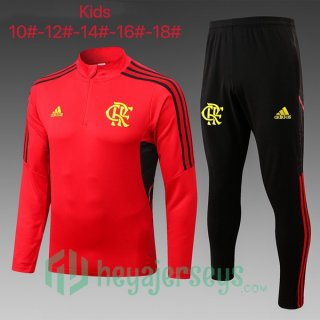 Flamengo Kids Training Jacket Suit Red 2022/2023