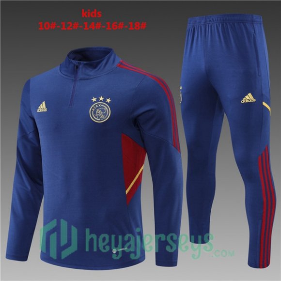 AFC Ajax Kids Training Tracksuit Royal Blue 2022/2023