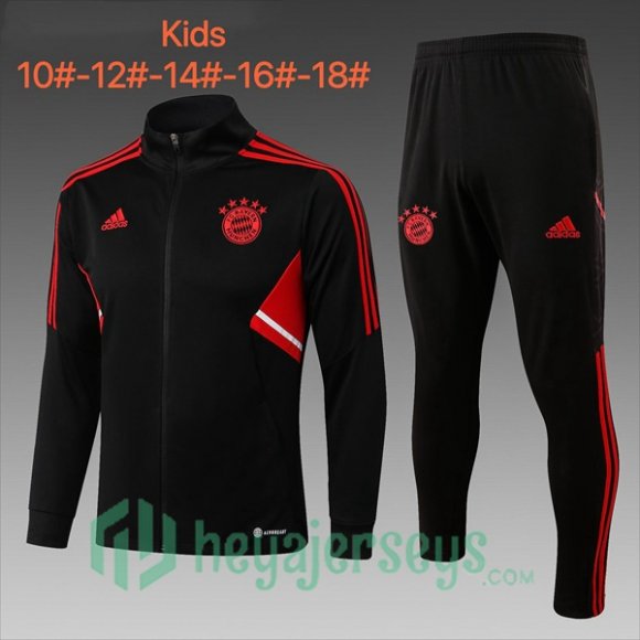 Bayern Munich Kids Training Jacket Suit Black 2022/2023