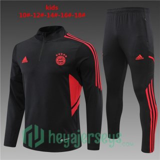 Bayern Munich Kids Training Jacket Suit Black 2022/2023
