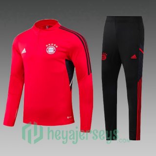 Bayern Munich Kids Training Jacket Suit Red 2022/2023