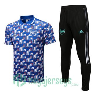 FC Arsenal Polo Jersey + Pants Blue 2022/2023