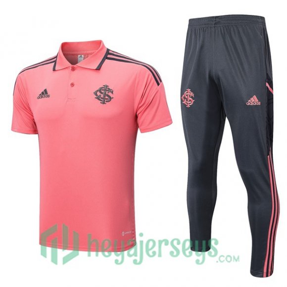 SC Internacional Polo Jersey + Pants Pink 2022/2023