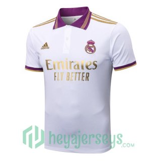 Real Madrid Polo Jersey White 2022/2023