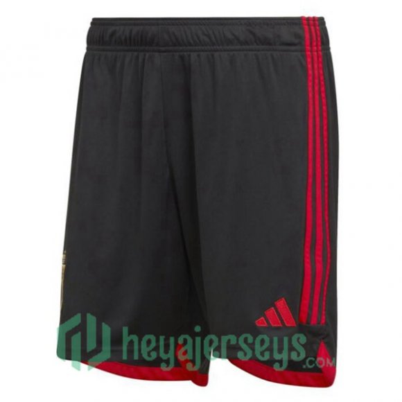 Belgium Soccer Shorts Home Black 2022/2023