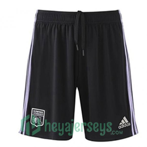 Olympique Lyon Soccer Shorts Third Black 2022/2023