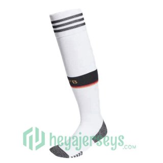 Germany Soccer Socks Home Black White 2022/2023