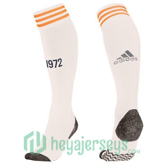 Bayern Munich Soccer Socks 50th anniversary White 2022/2023