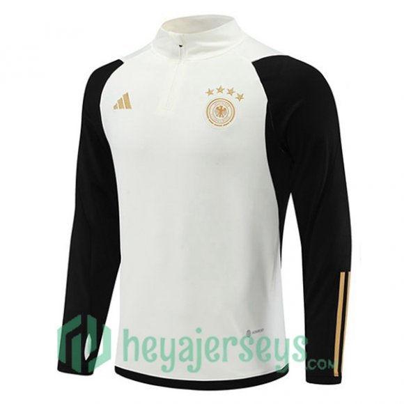 Germany Training Sweatshirt White Black 2022/2023