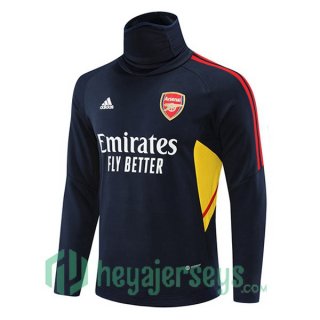 FC Arsenal High collar Training Sweatshirt Royal Blue 2022/2023
