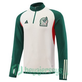 Mexico Training Sweatshirt White Green 2022/2023