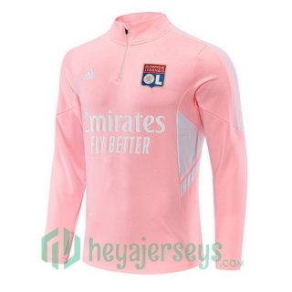 Olympique Lyon Training Sweatshirt Pink 2022/2023