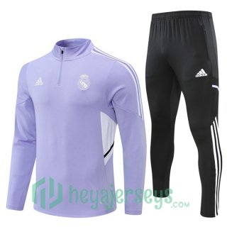 Real Madrid Training Tracksuit Purple 2022/2023