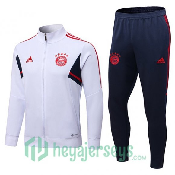 Bayern Munich Training Jacket Suit White 2022/2023